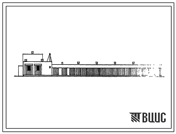 Фасады Типовой проект 816-91 Ремонтная мастерская на 280 условных единиц, сблокированная с гаражом на 30 машин.