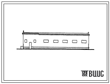 Фасады Типовой проект 816-108 Материально-технический склад для хозяйств, имеющих 100 тракторов.