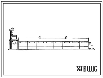Фасады Типовой проект 813-1-26.84 Механизированное семенохранилище вместимостью 1500 тонн.