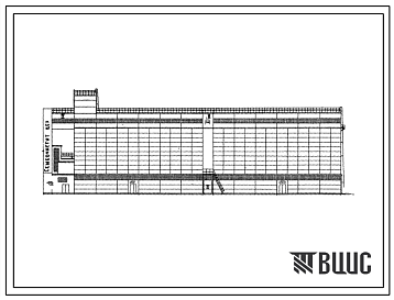Фасады Типовой проект 813-94 Семенохранилище силосного типа для семян зерновых, масличных культур и семян трав емкостью 10000т.