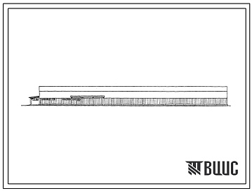 Фасады Типовой проект 813-2-36.87 Овощехранилище (с охлаждением) из легких металлических конструкций вместимостью 3000 тонн единовременного хранения