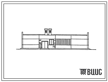 Фасады Типовой проект 813-140 Овощехранилище емкостью 50 т для государственного сортоиспытательного участка.