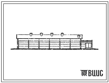 Фасады Типовой проект 813-2-10 Хранилище для кормовых корнеплодов емкостью 1000 т