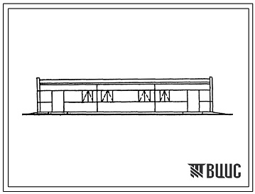 Фасады Типовой проект 807-10-96.13.86 Ветпункт с убойной площадкой для свиноводческих ферм. Для строительства в центральном, центрально-черноземном, северо-западном районах РСФСР