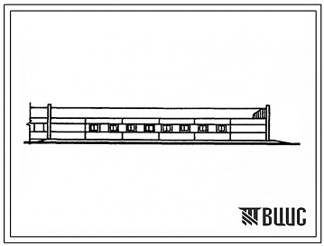 Фасады Типовой проект 807-10-61.83 Стационар на 45 мест для коров