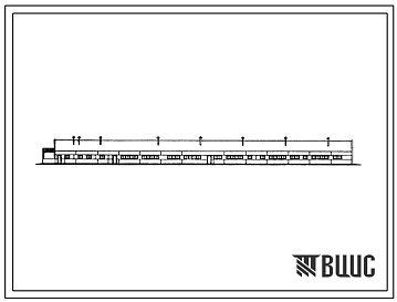 Фасады Типовой проект 807-10-92.86 Здание карантина на 500 телят (рамный каркас)