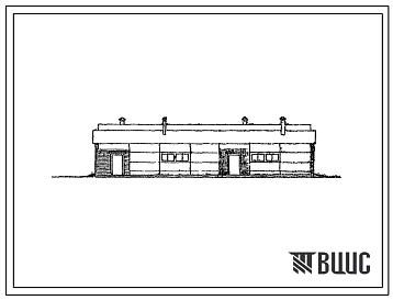 Фасады Типовой проект 807-99 Пункт искусственного осеменения овец с баранником на 50 баронов романовской породы
