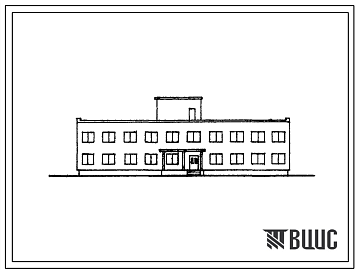 Фасады Типовой проект 807-46 Областная (краевая, республиканская АССР) станция защиты растений и государственная инспекция по карантину растений.
