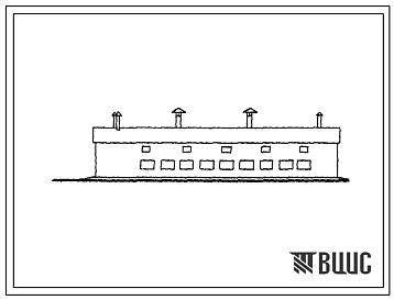 Фасады Типовой проект 807-10 Ветлечебница со стационаром для незаразнобольных животных на 36 стойл и 15 клеток для телят. Здание с неполным железобетонным каркасом, несущими кирпичными стенами и испольуемым чердаком. (Для 1 и 3 проектно-строительных зон).