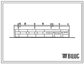 Фасады Типовой проект 807-103 Станция искусственного осеменения для свиноводческих комплексов со среднегодовым поголовьем маток 3 тысячи.