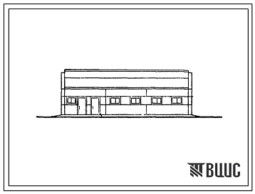 Фасады Типовой проект 807-118 Изолятор на 10 мест для коров