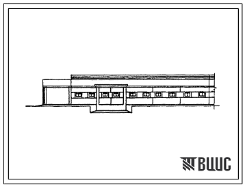 Фасады Типовой проект 807-124 Стационар на 30 мест для коров