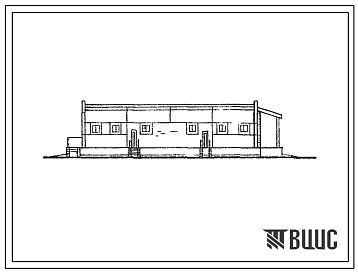 Фасады Типовой проект 807-131 Низкотемпературное хранилище вакцины против болезни Марека емкостью 25 млн. доз в год