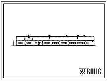 Фасады Типовой проект 807-10-23 Здание карантина на 250 телят