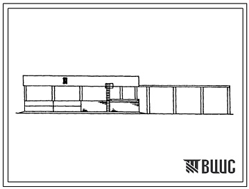 Фасады Типовой проект 814-6-11.87 Цех приготовления травяной муки на базе агрегата АВМ-0,65 РТ