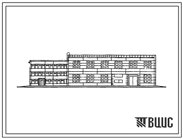 Фасады Типовой проект 817-193 Завод по производству мясокостной муки мощностью 1,5 т муки в смену.