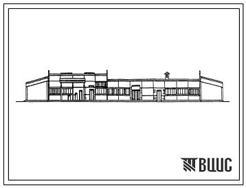 Фасады Типовой проект 814-112 Цех овощных консервов производительностью 3 муб в год квашением и солением на 500 т.