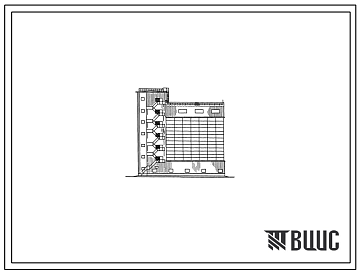 Фасады Типовой проект 813-5-7.84 Склад комбикормов емкостью 1500 тонн.