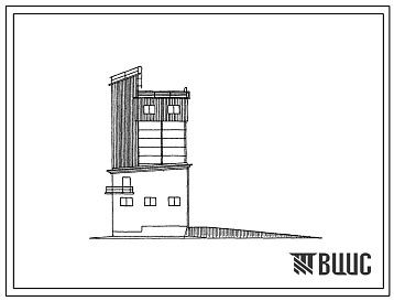 Фасады Типовой проект 813-30/72 Склад рассыпных и гранулированных кормов на 160 т