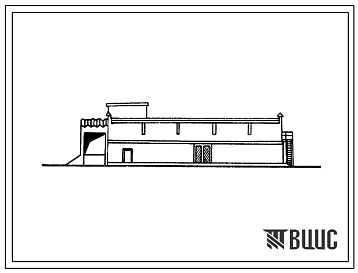 Фасады Типовой проект 813-145 Хранилище для продовольственно-фуражной кукурузы в початках емкостью 500 т.