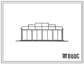 Фасады Типовой проект 817-180 Теплая стоянка на 8 тракторов К-700