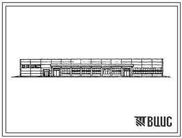Фасады Типовой проект 813-184 Холодильник для фруктов емкостью 5000 т с цехом товарной обработки мощности 6500 т в сезон