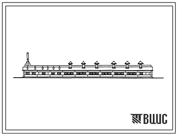 Фасады Типовой проект 801-2-19с Коровник на 25 коров привязного содержания с помещениями для телят и ремонтного молодняка.