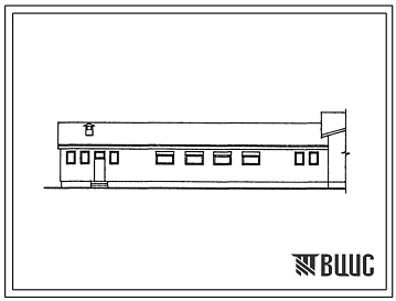 Фасады Типовой проект 801-5-50.13.86 Доильно-молочный блок на 2 установки "Тандем" (для строительства в Эстонской ССР)
