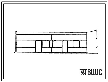Фасады Типовой проект 801-5-49с.13.86 Молочный блок производительностью 2 т молока в сутки с электрокотельной (для Азербайджанской ССР)