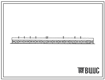 Фасады Типовой проект 801-4-162.12.87 Здание для выращивания 500 телок в возрасте от 2,5 до 6 месяцев (полносборное здание с рамным каркасом)