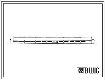 Фасады Типовой проект 801-4-152.13.87 Здание молодняка крупного рогатого скота на 360 голов (для Северо-Казахстанской зоны)