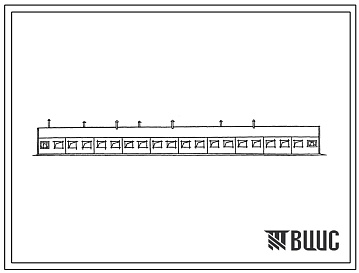 Фасады Типовой проект 801-4-120с.13.86 Телятник на 360 голов (для строительства в Казахской ССР)