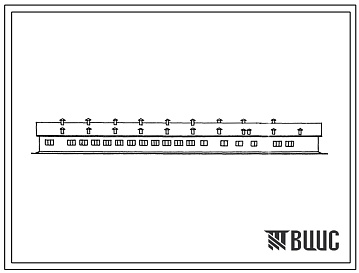 Фасады Типовой проект 801-3-75с.13.87 Родильная на 50 буйволиц с телятником на 240 голов. Каркас рамный (для Азербайджанской ССР)