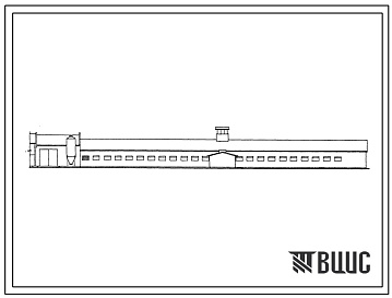 Фасады Типовой проект 801-4-190.13.88 Здание ремонтного молодняка КРС на 300 голов боксового содержания. Для Эстонской ССР
