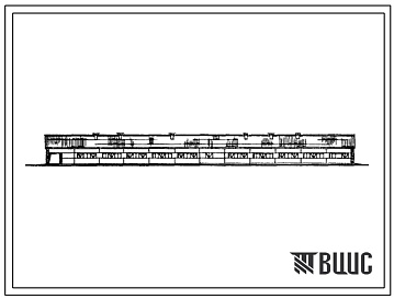 Фасады Типовой проект 801-4-107.13.86 Телятник на 560 голов до 4-месячного возраста (для Латвийской ССР)