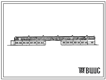Фасады Типовой проект 801-2-70.13.86 Коровник на 200 коров привязного содержания (для Латвийской ССР)