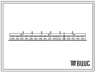 Фасады Типовой проект 801-237 Здание на 500 голов молодняка крупного скота привязного содержания.