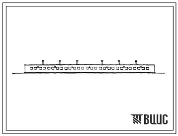 Фасады Типовой проект 801-202/72 Здание на 334-356 голов молодняка крупного рогатого скота для строительства в районах с сейсмичностью 7 и 8 баллов