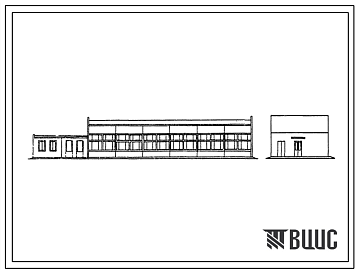 Фасады Типовой проект 902-2-296 Насосно-воздуходувная станция с 8 турбовоздуходувками ТВ-175-1,6.