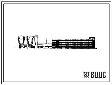 Фасады Типовой проект 4-07-893 Объединенный вспомогательный корпус для ТЭЦ. Универсальный проект.