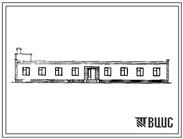 Фасады Типовой проект 416-5-1 Казарма ВОХР. Тип 1