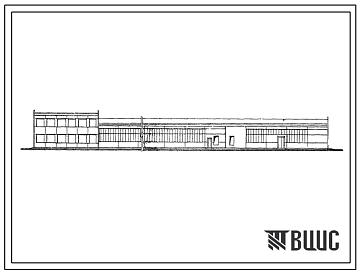 Фасады Типовой проект 416-7-93 Тароремонтное предприятие мощностью по сбору 1800 тыс. тароединиц в год, с производством новых многооборотных ящиков