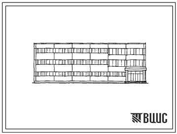 Фасады Типовой проект 416-4-67 Здание бытовых помещений на 400 рабочих для леспромхозов