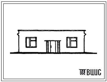 Фасады Типовой проект 416-4-78 Бытовые помещения на 5-10 человек для нефтебаз.