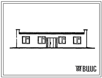 Фасады Типовой проект 416-4-79 Бытовые помещения на 20 человек для нефтебаз.
