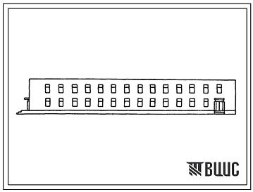 Фасады Типовой проект 416-9-19.83 Служебно-бытовое здание со столовой для промзоны двух отделений садоводческого хозяйства с площадью сада 1200 га