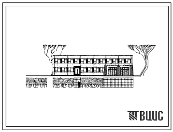 Фасады Типовой проект 416-7-112 Газоспасательная станция со здравпунктом