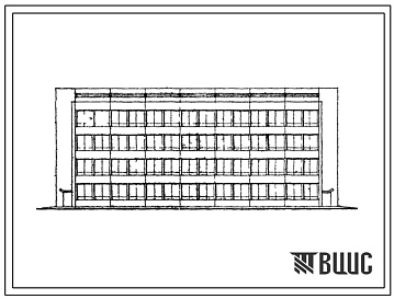Фасады Типовой проект 416-2-14 Главный лабораторный корпус на 80-90 химикатов.