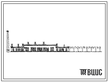 Фасады Типовой проект 416-7-13 Блок производственных зданий.