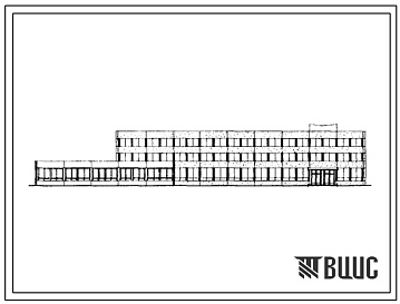 Фасады Типовой проект 416-3-7 Вычислительный центр для ЦСУ СССР на 6 комплектов перфорационных машин.